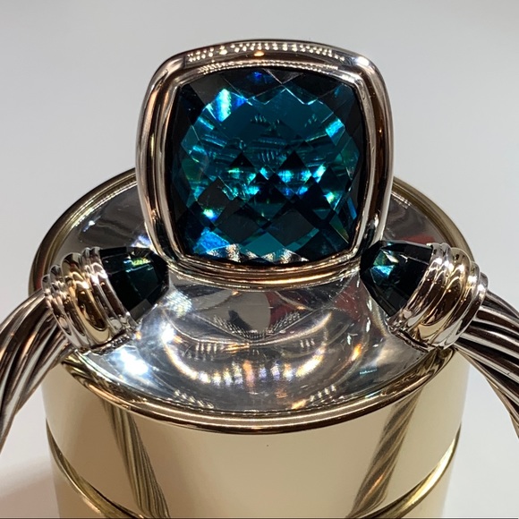 David Yurman Jewelry Used David Yurman 7mm Ss And Gold Bracelet